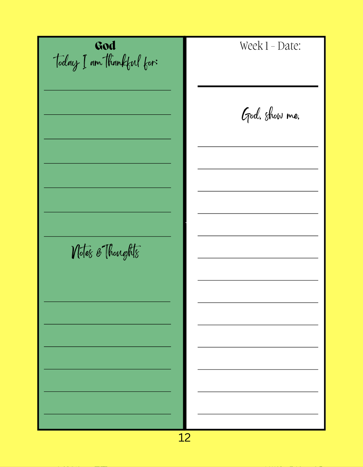 Digital eBook | Devotional Journal for HER | 52 Weeks of Encouragement Quotes, Prayer & Devotional Bible Verses | Color Version