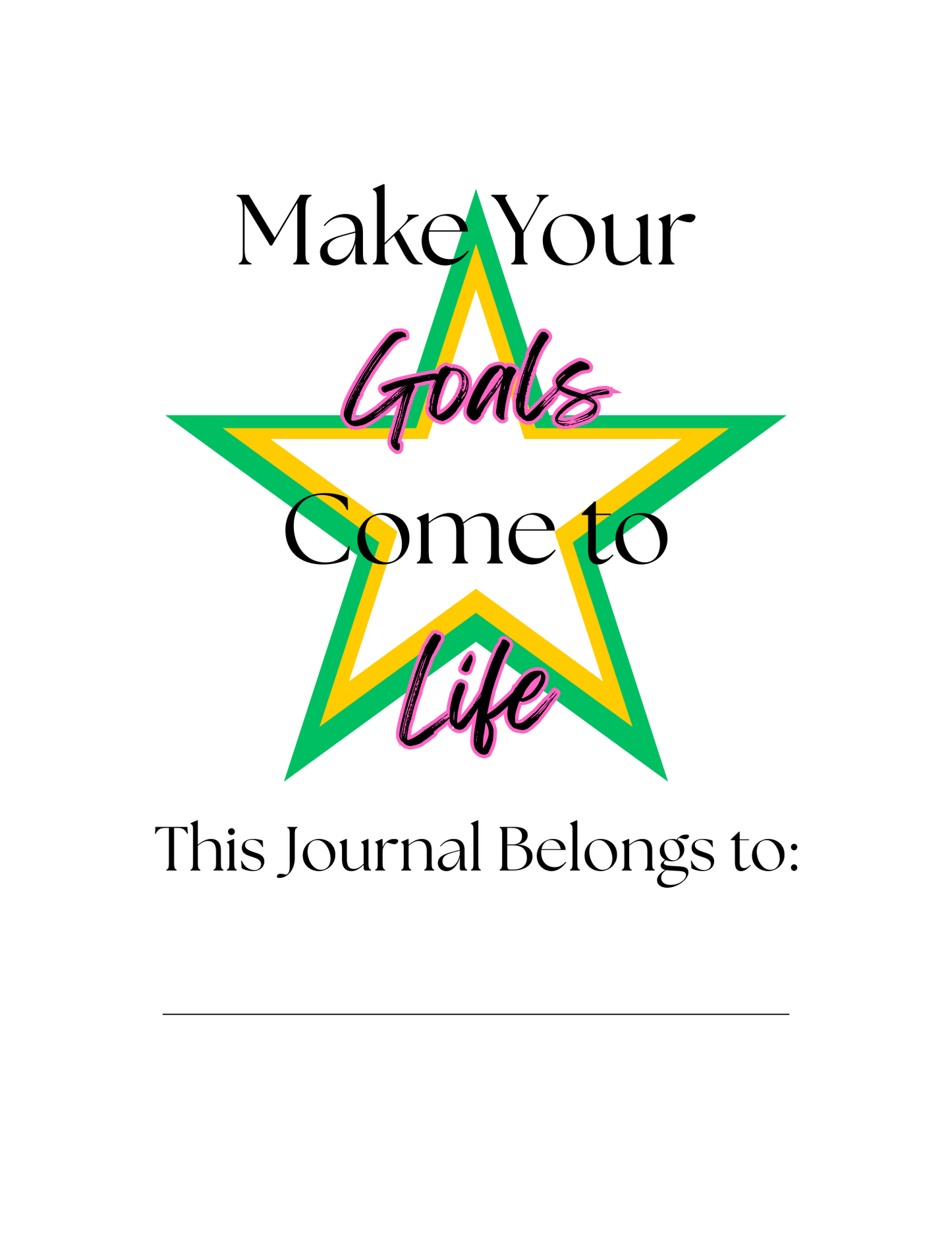 Digital eBook 15 Day Goal Setting Journal