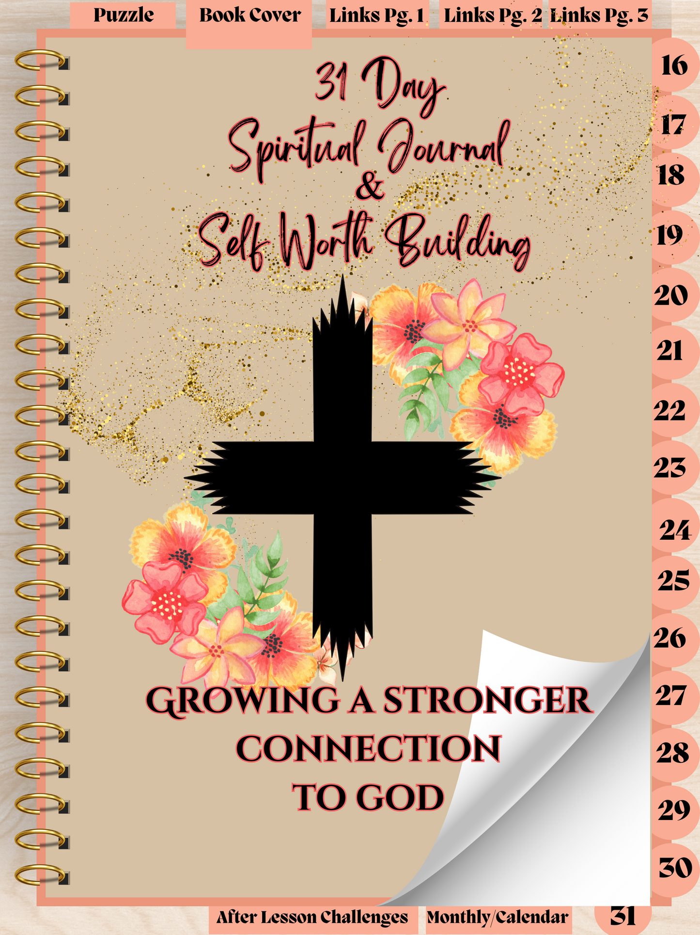 31 Day Digital Spiritual & Self Worth Building Journal
