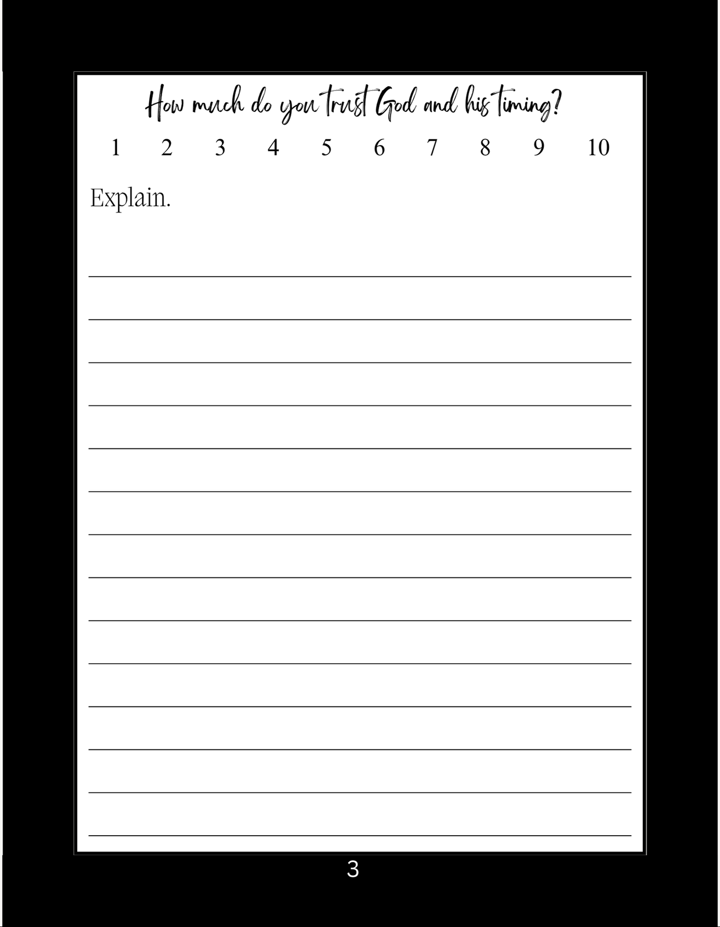 Digital eBook | Devotional Journal for HER | 52 Weeks of Encouragement Quotes, Prayer & Devotional Bible Verses | Black & White Version