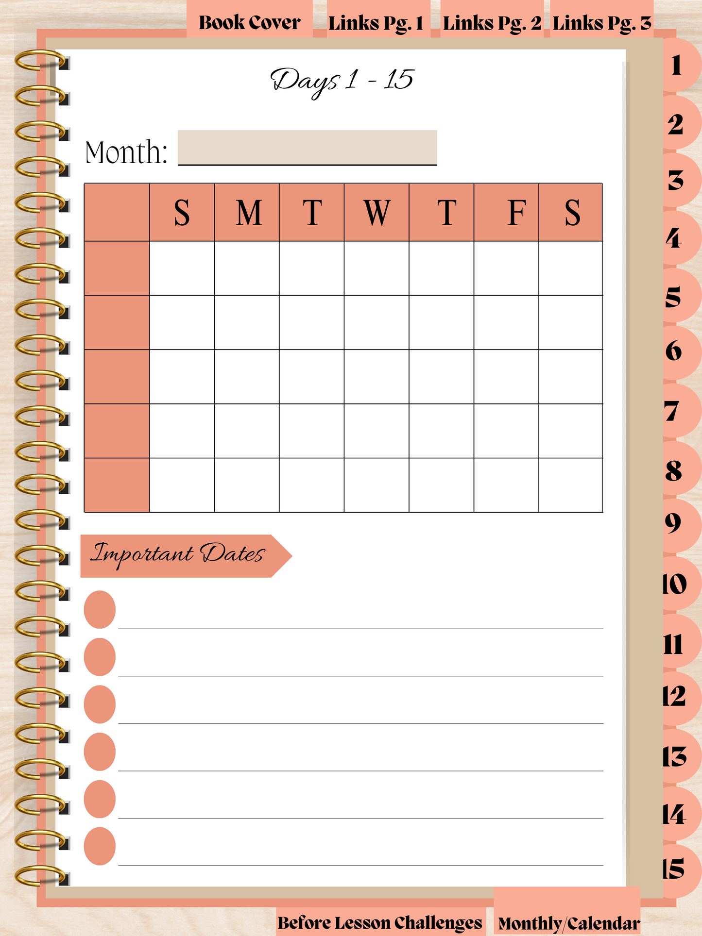 31 Day Digital Spiritual & Self Worth Building Journal